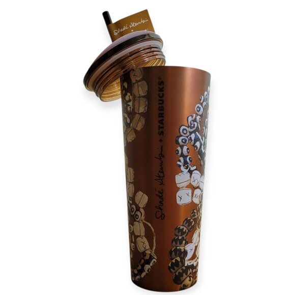 2025 Starbucks Batik Beads Cold Cup 24oz Stainless Steel NWT Limited Edition - Picture 4 of 8
